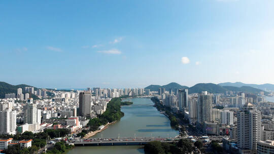 4K 三亚市区风景