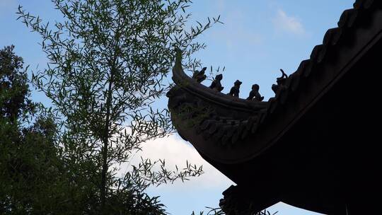 杭州飞来峰永福寺禅院风景