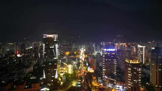 福建莆田东园东路夜景莆田夜景