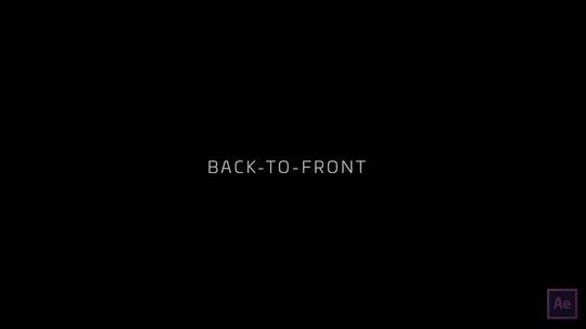 时尚新潮动感电影预告片片场AE模板