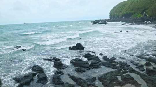 广西北海涠洲岛大海鳄鱼山旅游旅行风景升格