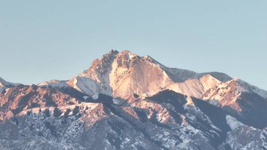 冬季独山子大峡谷航拍