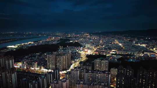 广东佛山顺德新城夜景