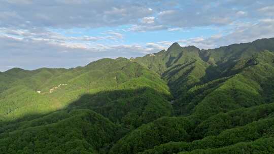 航拍洛阳嵩县白云山