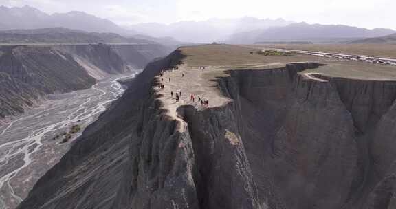 安集海大峡谷航拍