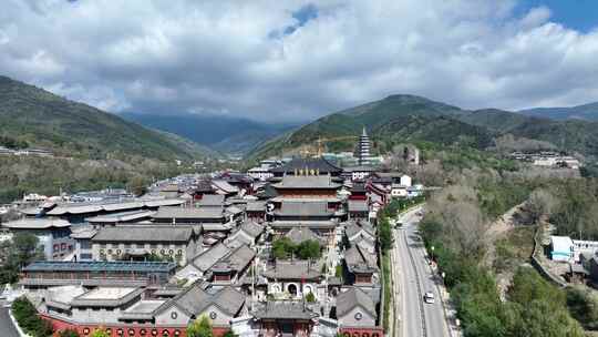 山西五台山航拍