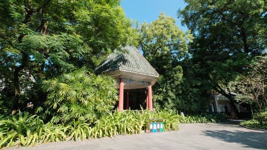 广西柳州柳侯祠公园园林庭院