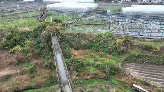 航拍福建龙岩四堡镇