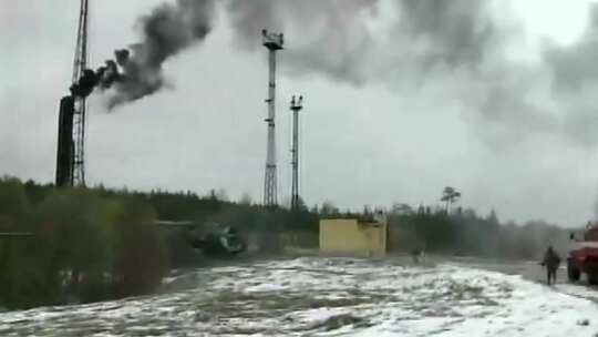 冷战苏联SS-25核导弹移动型M导弹发射试验