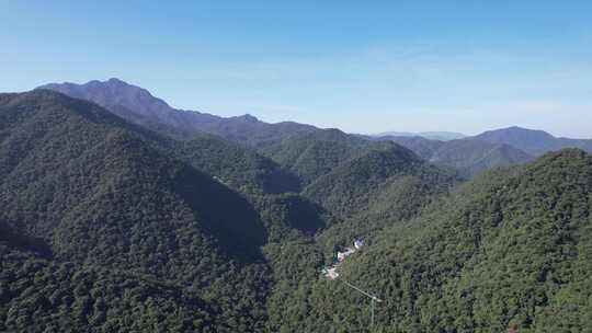 祖国大好河山肇庆鼎湖山5A景区蝴蝶湖航拍