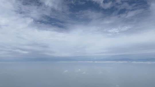 白云天空、天空云层、天空大地