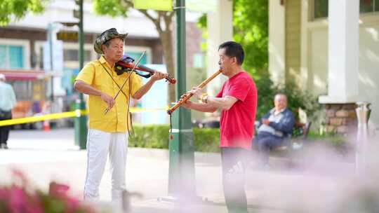 街头艺术家 小提琴