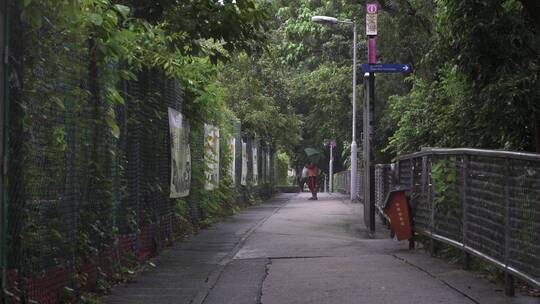 深圳香港边界警戒线边境线视频素材模板下载