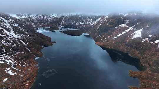4K航拍挪威罗弗敦群岛最美风光视频素材模板下载