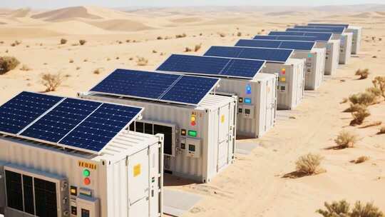 沙漠中的太阳能农业与可持续生活