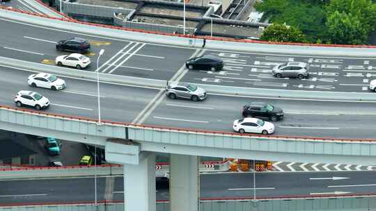 上海市黄浦区黄浦江南浦大桥桥梁汽车车辆车