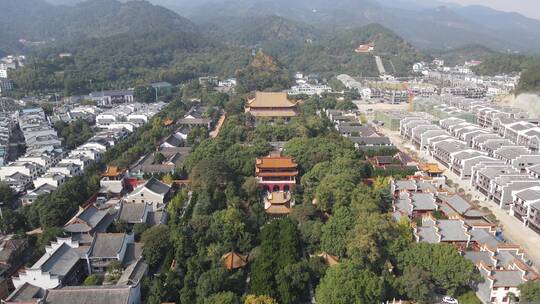 航拍湖南南岳衡山5A景区