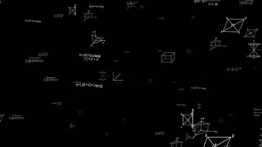 数学公式视频视频素材模板下载