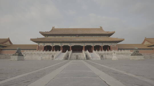 大气故宫 故宫片头 夕阳下的故宫