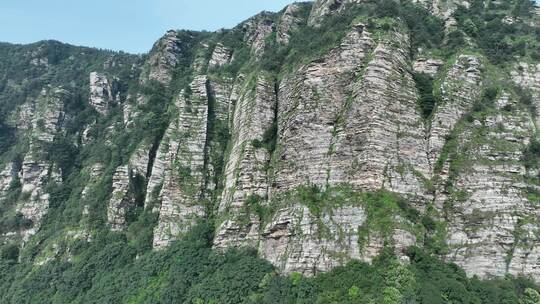 庐山风景区山峰岩石航拍山脉山丘山岭山陵