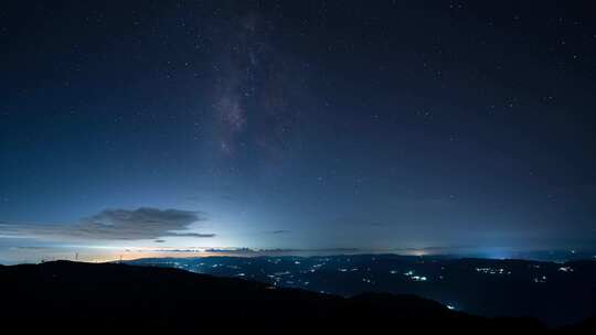 银河星空延时