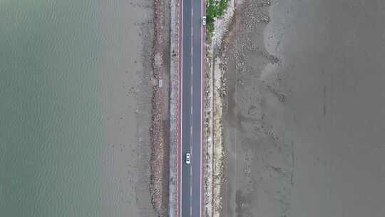 海上公路航拍