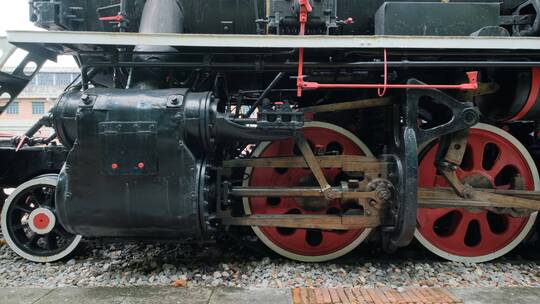 老式火车头蒸汽机车