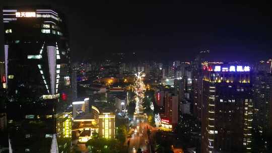 福建莆田东园东路夜景莆田夜景