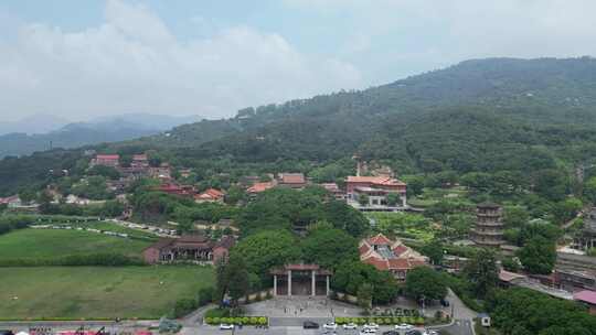 航拍福建莆田南山广化寺