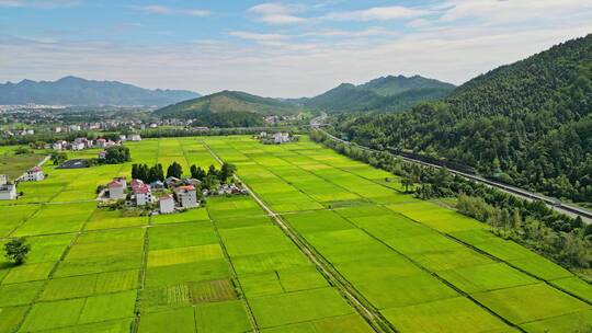 航拍乡村风景