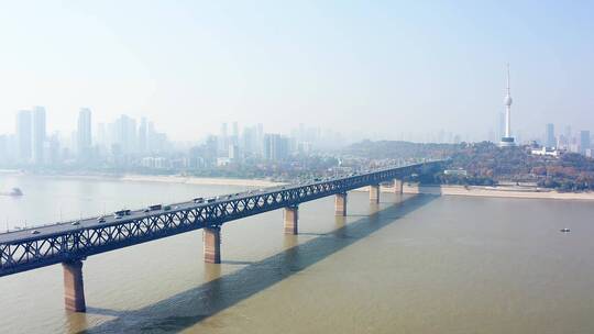武汉长江大桥航拍5