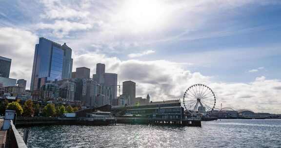 海边建造的建筑物和构筑物