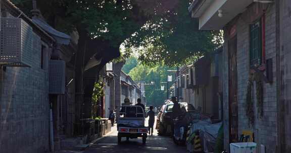 北京胡同 胡同光影 人文北京空镜头