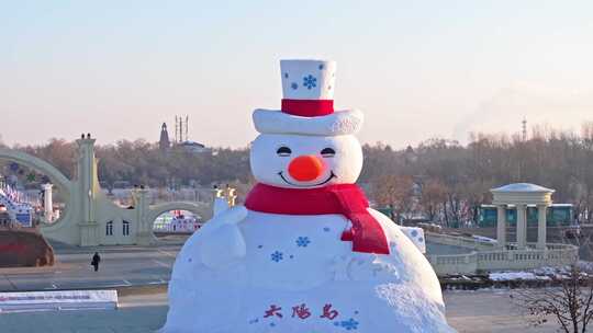 中国黑龙江哈尔滨太阳岛大雪人合集