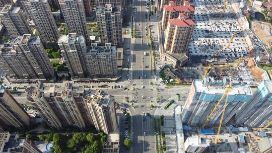 航拍城市风景