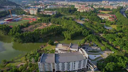 航拍福州闽江学院