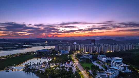 防城港航拍延时