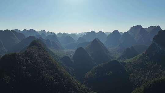 贵州喀斯特地貌 大山 山水