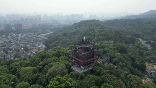 浙江杭州城市宣传片地标建筑航拍