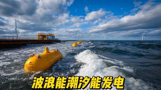 波浪能发电潮汐发电