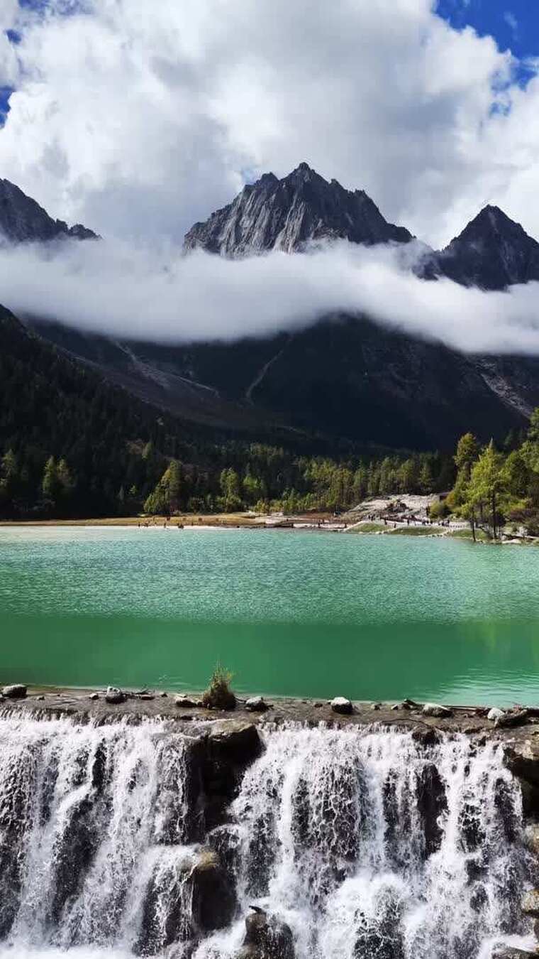 合集-四川阿坝州毕棚沟航拍竖屏