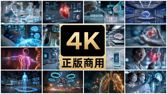 医疗智慧医疗科技医疗未来医院AI医疗健康高清在线视频素材下载