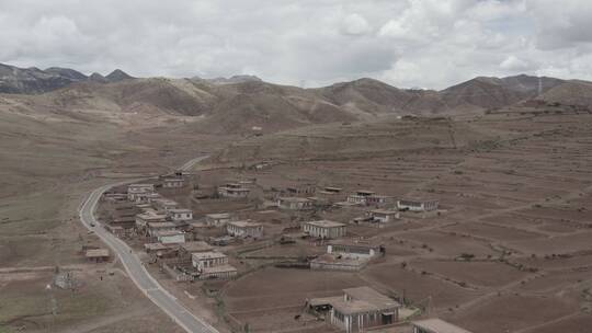 藏北西北古村落视频素材模板下载