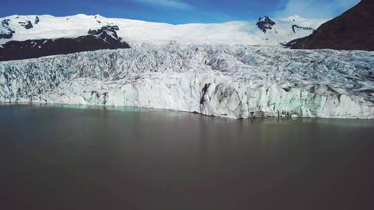 冰盖冰川的景观视频素材模板下载