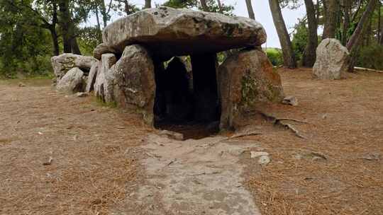 Dolmen，岩石，古代，石头