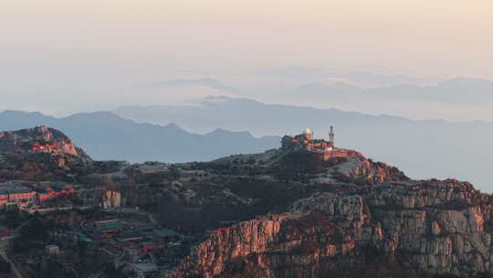 泰安泰山山顶风景