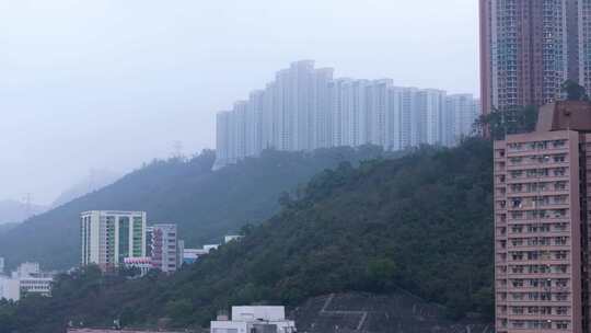 香港高层居民楼景观