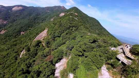 广东惠州罗浮山穿越机飞行视角4K