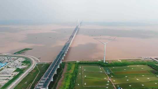 杭州湾跨海大桥视频素材模板下载