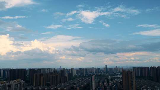 长沙万家丽雨后天空云朵延时